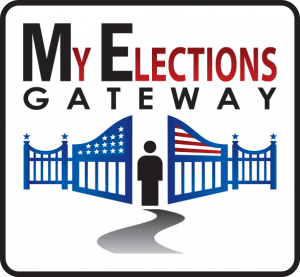 image of the my elections gateway logo